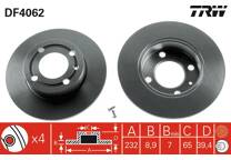 Brake disc set (2)