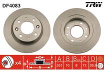 Brake disc set (2)