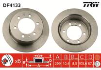 Brake disc set (2)