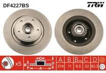 Brake disc (per unit)