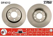 Brake disc set (2)