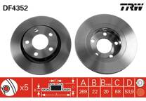 Brake disc set (2)