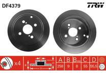 Brake disc set (2)