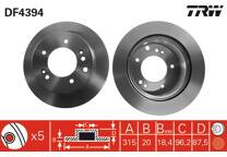 Brake disc set (2)