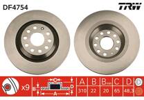 Brake disc set (2)