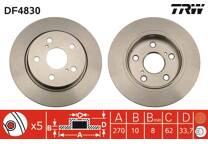 Brake disc set (2)