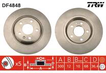 Brake disc set (2)