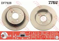 Brake disc set (2)