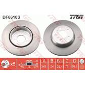 Remschijf (per stuk) TRW - DF6610S