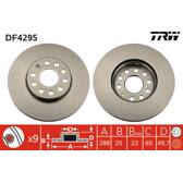 Set van 2 remschijven TRW - DF4295