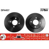 Set van 2 remschijven TRW - DF4457