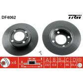 Set van 2 remschijven TRW - DF4062