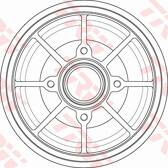 Remtrommel TRW - DB4546MR