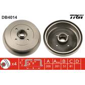 Tambour de frein TRW - DB4014