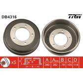 Tambour de frein TRW - DB4316