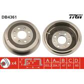 Tambour de frein TRW - DB4361