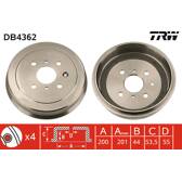 Tambour de frein TRW - DB4362