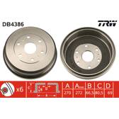 Tambour de frein TRW - DB4386