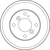 Tambour de frein TRW - DB4553