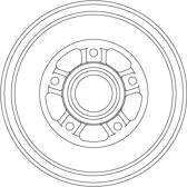Tambour de frein TRW - DB4560MR