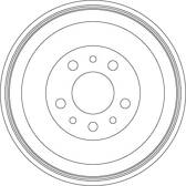Tambour de frein TRW - DB4563
