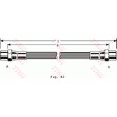 Tubo flexible de frenos TRW - PHA140