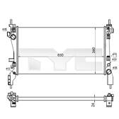 Kühler, Motorkühlung TYC - 709-0021-R