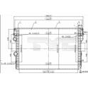 Kühler, Motorkühlung TYC - 715-0006-R