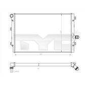Kylare, motorkylning TYC - 702-0024-R