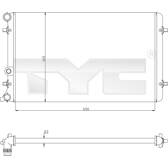 Kylare, motorkylning TYC - 702-0033