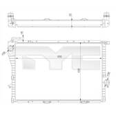 Kylare, motorkylning TYC - 703-0005-R