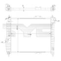 Koeler, motorkoeling TYC - 706-0021-R