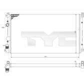 Koeler, motorkoeling TYC - 725-0029