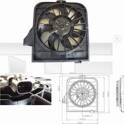 Fan, radiator TYC - 804-0003