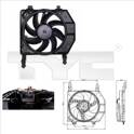 Fan, radiator TYC - 810-0029
