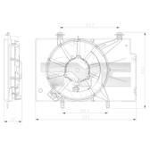 Fan, radiator TYC - 810-0043
