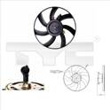 Fan, radiator TYC - 831-0003