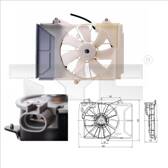 Fan, radiator TYC - 836-0015