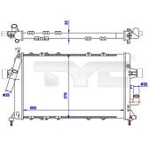 Koeler, motorkoeling TYC - 725-0039-R