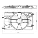 Support, cooling fan TYC - 825-0018-1