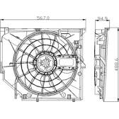Ventilateur moteur TYC - 803-0005