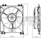 Ventilateur (refroidissement moteur) TYC - 809-0016