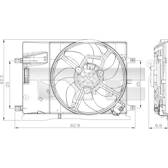 Ventilateur (refroidissement moteur) TYC - 809-0018