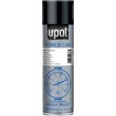 Pintura negra mate Power Can - 500 ml U-pol - PCMB/AL