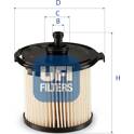Brandstoffilter UFI - 26.074.00