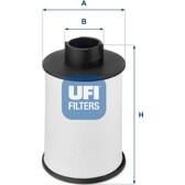 Brandstoffilter UFI - 60.H2O.00