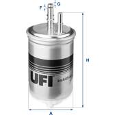 Bränslefilter UFI - 24.445.00