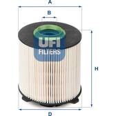 Bränslefilter UFI - 26.058.00