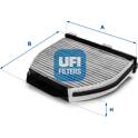 Cabin air filter UFI - 54.163.00