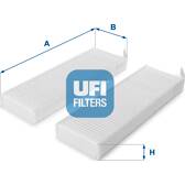 Filter, kupéventilation UFI - 53.154.00